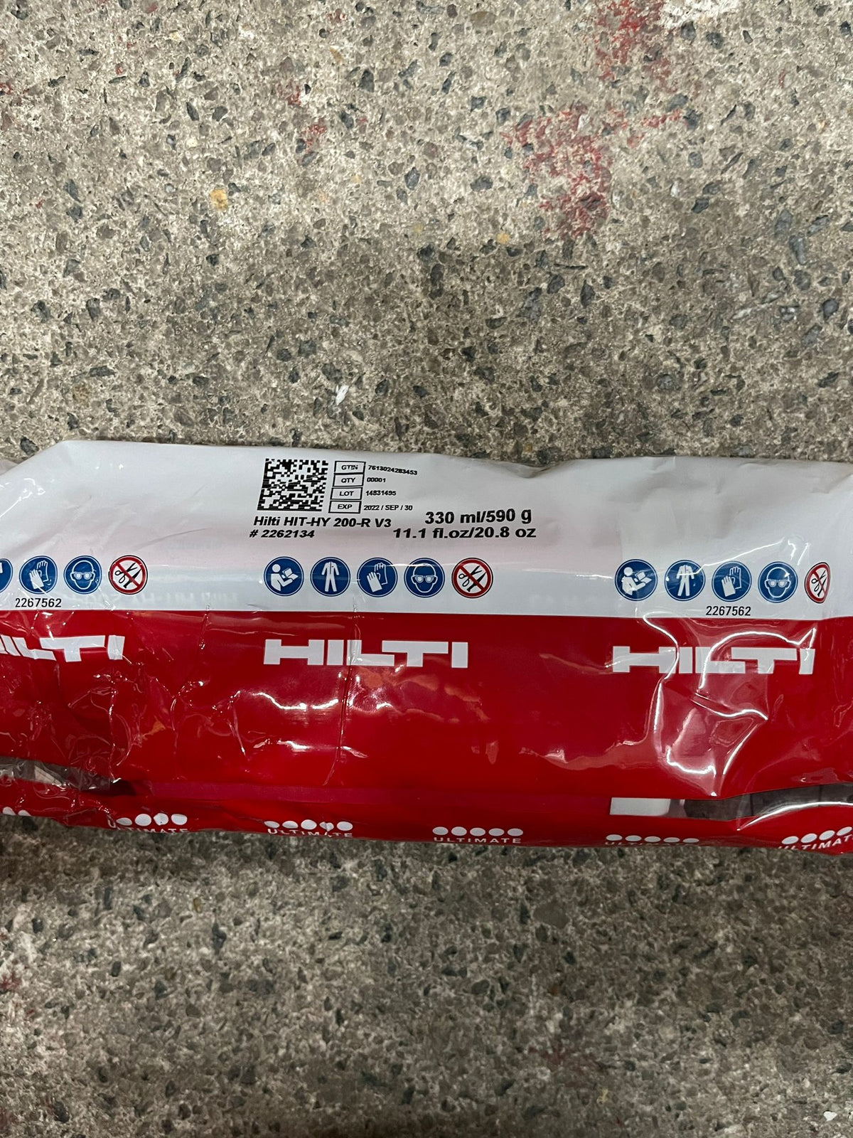 Hilti Injection Mortar HY200 V4 (20Pc/Ctn) | Model : HIL*HY200 Hilti Injection Mortar HY200 V4 (20Pc/Ctn) | Model : HIL*HY200