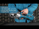 Aiko PZ1550 18V Battery 54mm Stainless Steel Cordless Hydraulic Pipe Crimping Tool (Clamper) | M type Jaw : 15 - 54mm | Model : PZ-1550+JAW