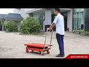 Aiko 500kg 900mm Scissor Lift Table with PU Wheels | Model : PT-WP500