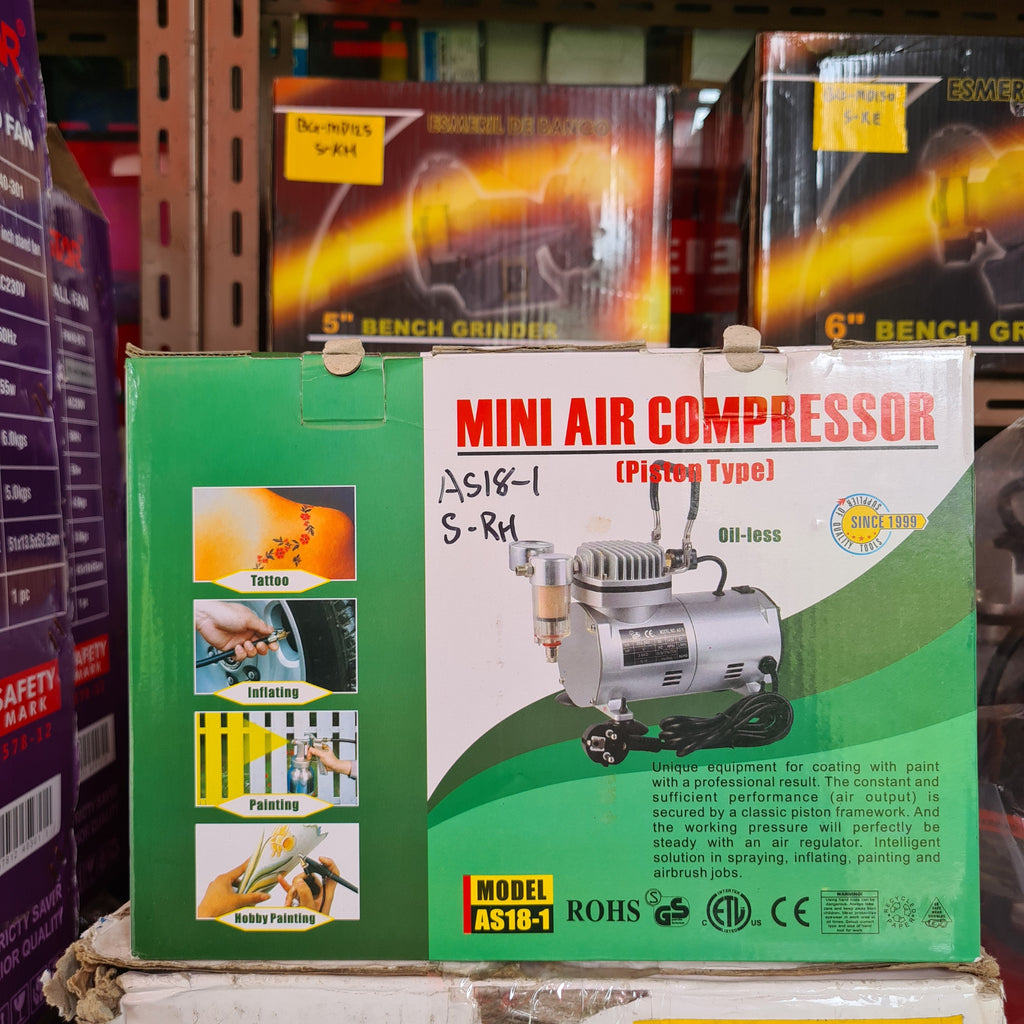 as18ta 1/6hp mini air compressor airbrush