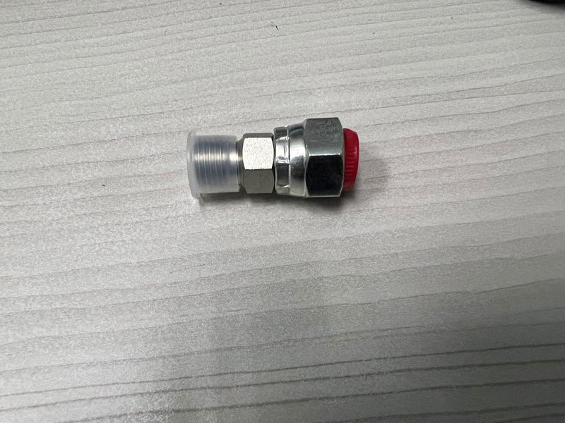 Hyraulic Swivel Hose Connector/ST JOINT NPT 1/4" FEMALE X BSPT 1/4" MALE | Model: FIT-H-STJ-F02N-M02B Hose Connector Aiko 