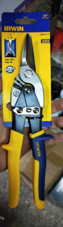 Irwin 10" (250mm) Straight Cut (Cutter) Aviation Snip with ProTouch Grip | Model : AVS-I10310 (103) Aviation Snips Irwin 