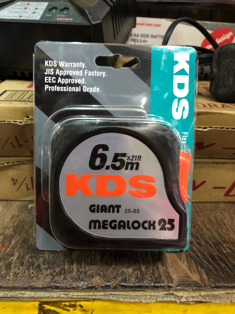 Kds 6.5m x 21ft Measuring Tape | Model : MT2-K65 (25-65) Measuring Tape KDS 