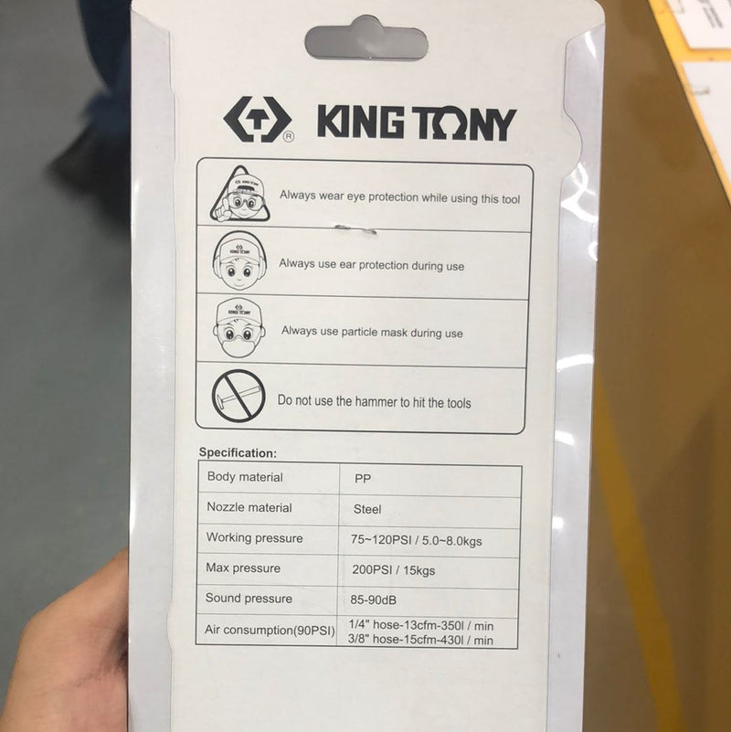 King Tony 4” Air Blow Gun | Model : 79900-04 Air blow gun King Tony 