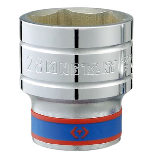 King Tony 6Pt 1/2" Metric Standard Socket | Model : 4335 6pt Socket King Tony 