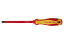 King Tony VDE Insulated Screwdriver (+) | Sizes : PH1x100mm(4"), PH2x100mm(4"), PH3x150mm(6") | Model : SD-KT14710104 Insulated Screwdriver King Tony 
