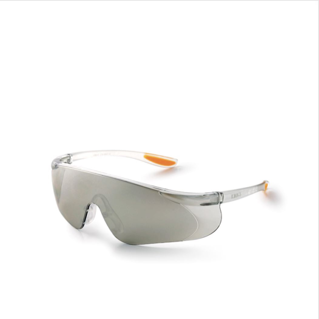 KING'S Clear/ Silver Mirror Safety Eyewear | Model : SPEC-KY1153