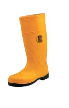 KING'S PVC Boot with Steel Toecap (Yellow) | Model: SHOE-KV20YX- | Sizes: #6~#11