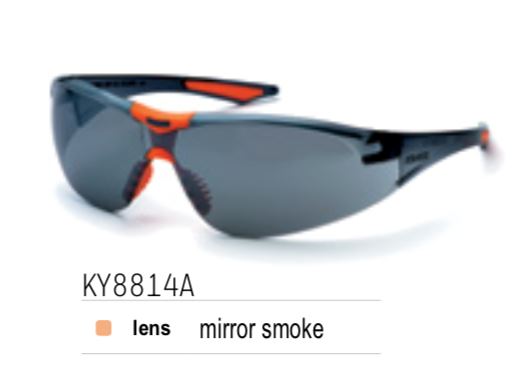KING'S Smoke Mirror Lens SAFETY EYEWEAR | Model : KY 8814 A - Aikchinhin