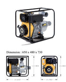 Kipor 4" Water Pump (Kdp40X) Hand | Model : WP-KDP40X Water Pump Kipor 