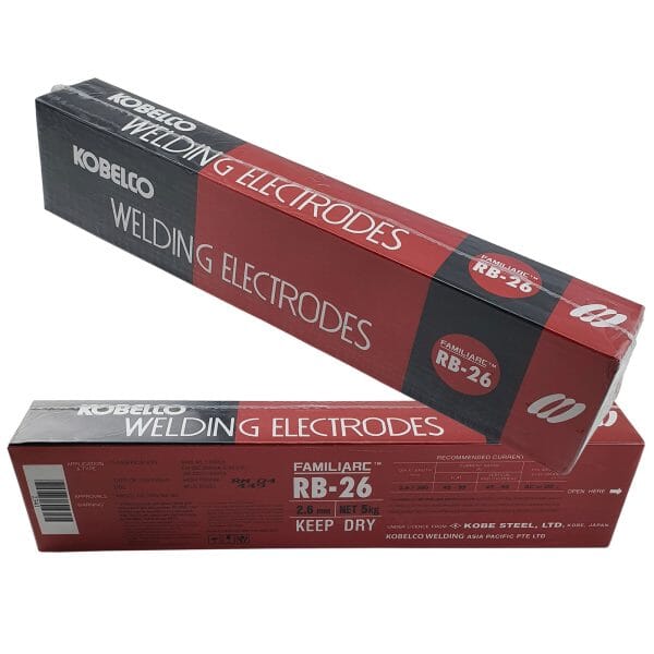 Kobelco RB26 Welding Electrodes (rod) | Model : RB26 | Sizes : 2.6MM or 3.2MM or 4.0MM Welding Electrodes KOBELCO 