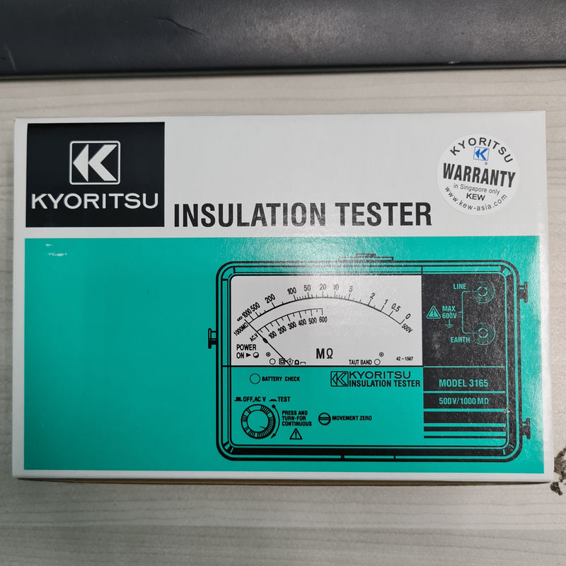 Kyoritsu Insulation Tester | Model : KM3165 Insulation Tester Kyoritsu 