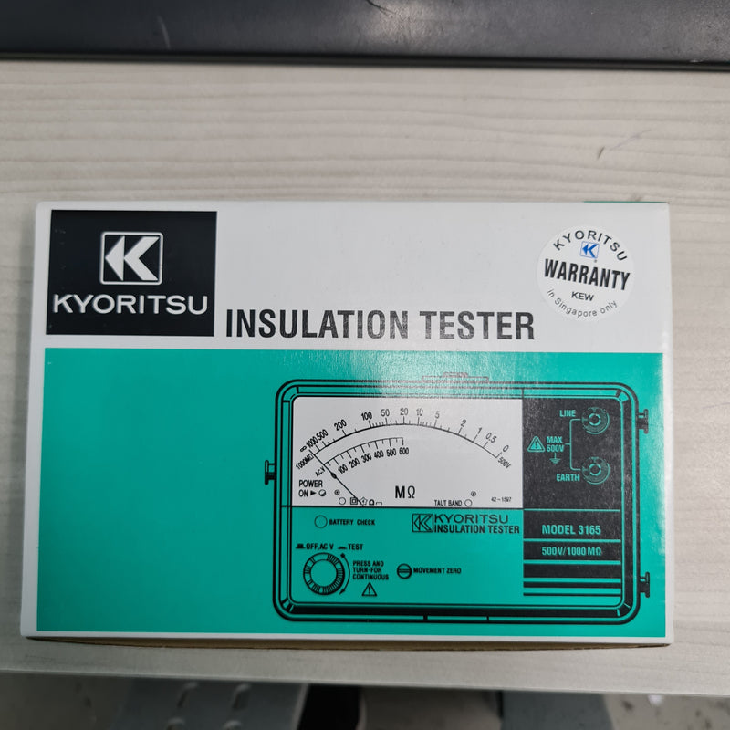 Kyoritsu Insulation Tester | Model: KM3166 Insulation Tester Kyoritsu 