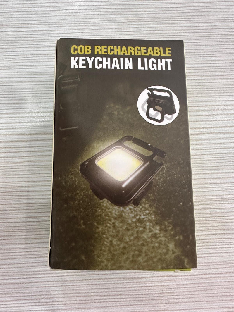 LED COB Rechargeable Keychain Light (Square) | Model : LED-COB-KC Led Rechargeable Lamp Aiko 