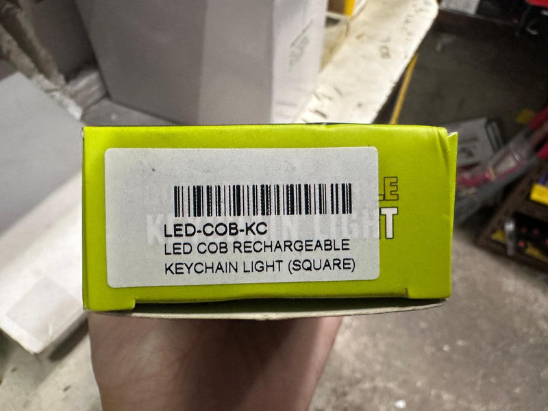 LED COB Rechargeable Keychain Light (Square) | Model : LED-COB-KC Led Rechargeable Lamp Aiko 