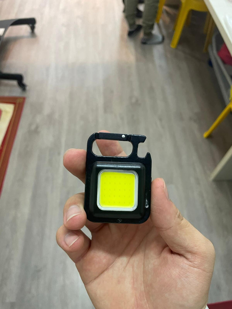 LED COB Rechargeable Keychain Light (Square) | Model : LED-COB-KC Led Rechargeable Lamp Aiko 