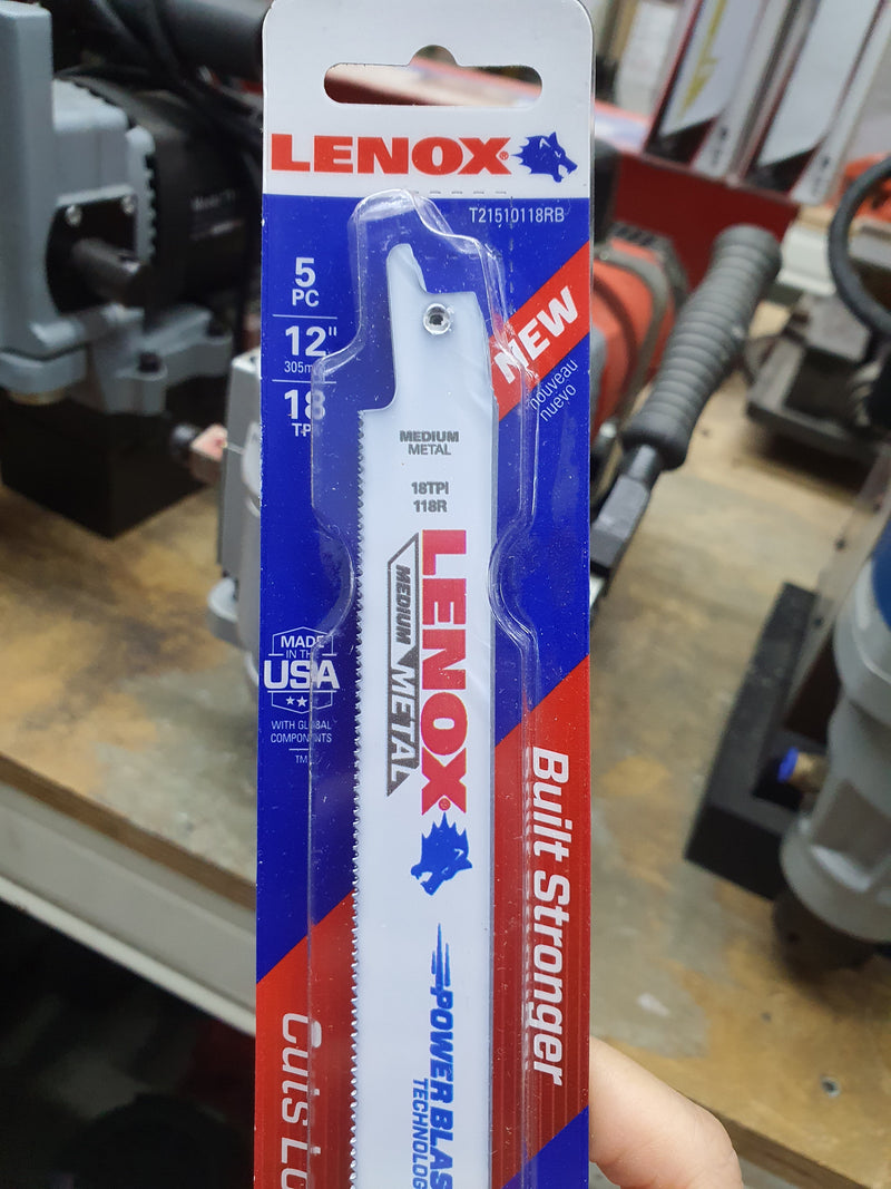 Lenox 118R Recip Blade (5Pc/Pkt) Lenox 