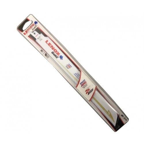 Lenox 12110G Bi-metal Titanium Edge (Gold) Reciprocating Saw Blade (5Pc/Pkt) | Model: 085-09V-12110G Recipro Saw Blade Lenox 