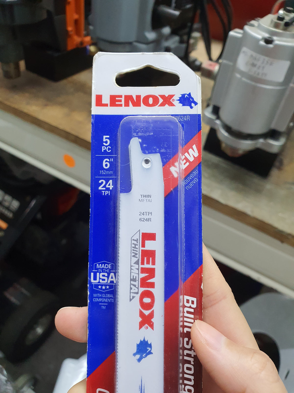 LENOX 624R Bi metal Reciprocating Saw Blade 5Pc Pkt Model 085 09