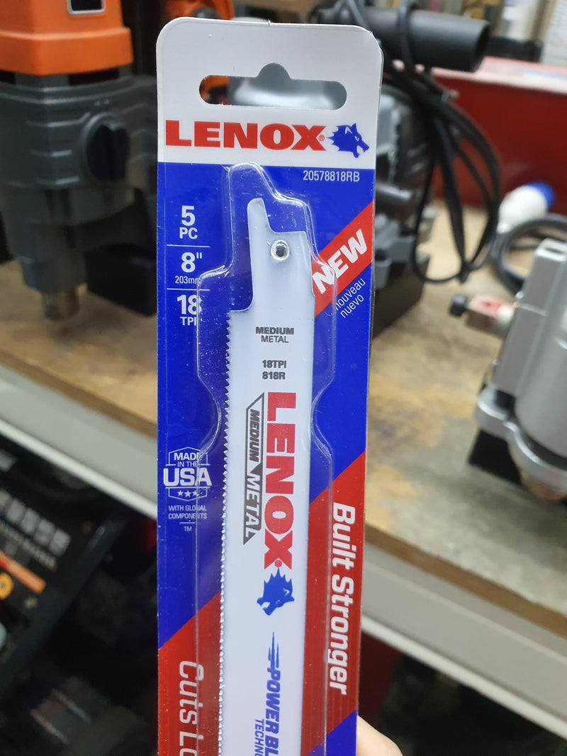 Lenox 818R Recip Blade (5Pc/Pkt) Lenox 