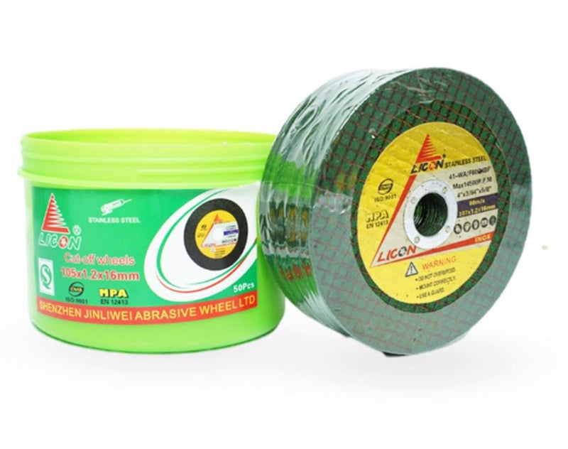 Licon 4" 1.2mm Green Double Netted Cutting Disc for Stainless Steel Cutting Disc LICON 