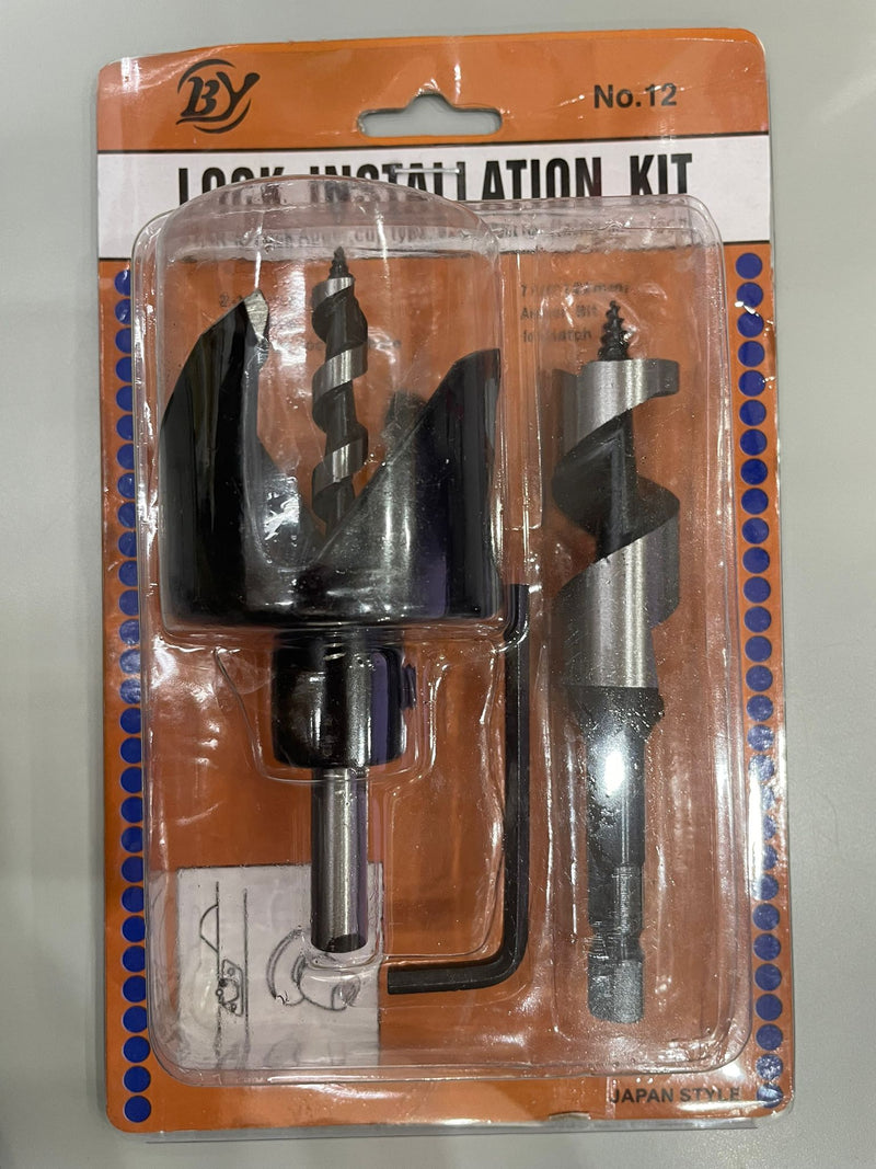 Lock Installation Kit 2pc Auger Bit By 
