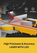 Luxter 255mm 10" Slide Compound Saw 230V Model : LX-MS255-SBSL Slide Compound Miter Saw Luxter 