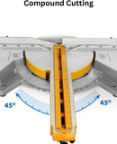 Luxter 255mm 10" Slide Compound Saw 230V Model : LX-MS255-SBSL Slide Compound Miter Saw Luxter 
