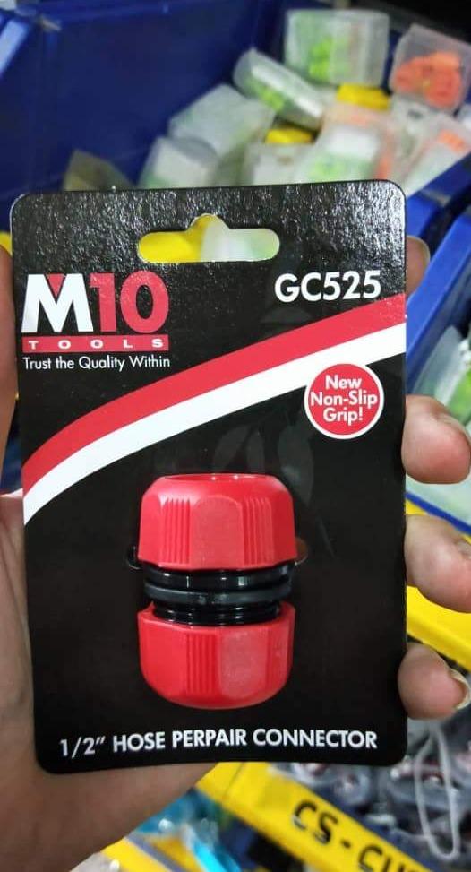 M10 1/2" & 3/4" Hose Repair Connector | Model : GC525, GC526 Hose Repair Connector M10 1/2" (018-195-525) 