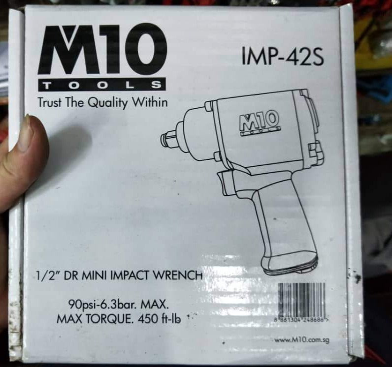 M10 1/2" Imp-42s Drive Mini Impact Wrench | Model : 021-006-42 Impact Wrench M10 