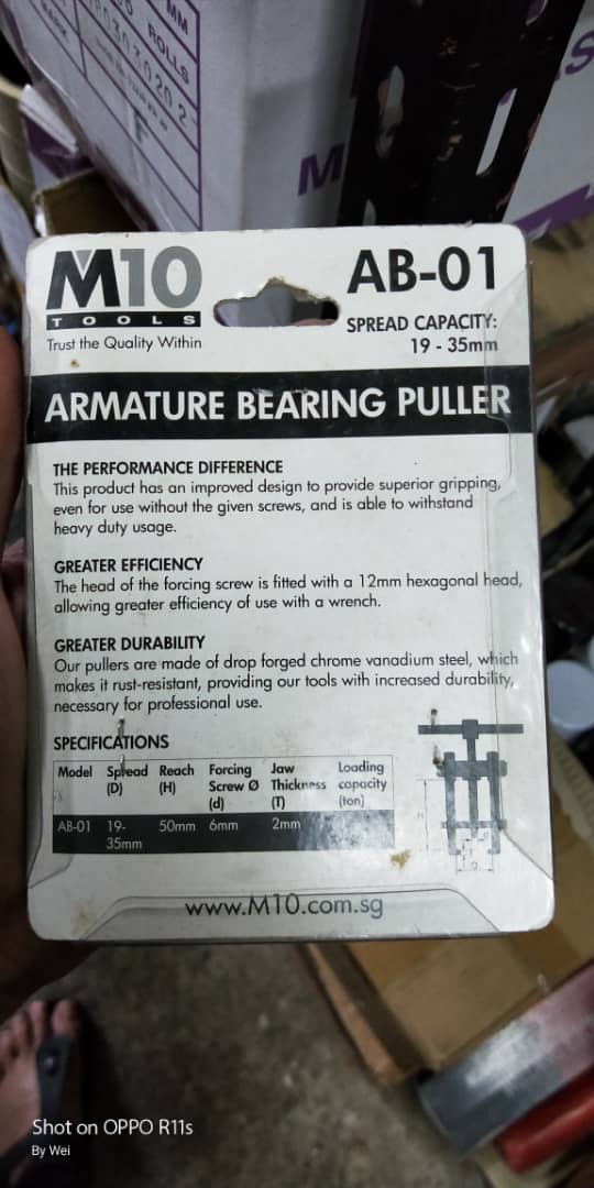 M10 Ab-01 Armature Bearing Puller | Model : AB1-M10 Armature Bearing Puller M10 