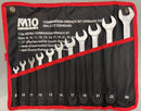 M10 Comb Wrench Set 8-24 11pc 8,10,11,12,13,14,17,19,21,22,24 W/bag | Model : CRS-M0824-11 Combi Wrench Set M10 