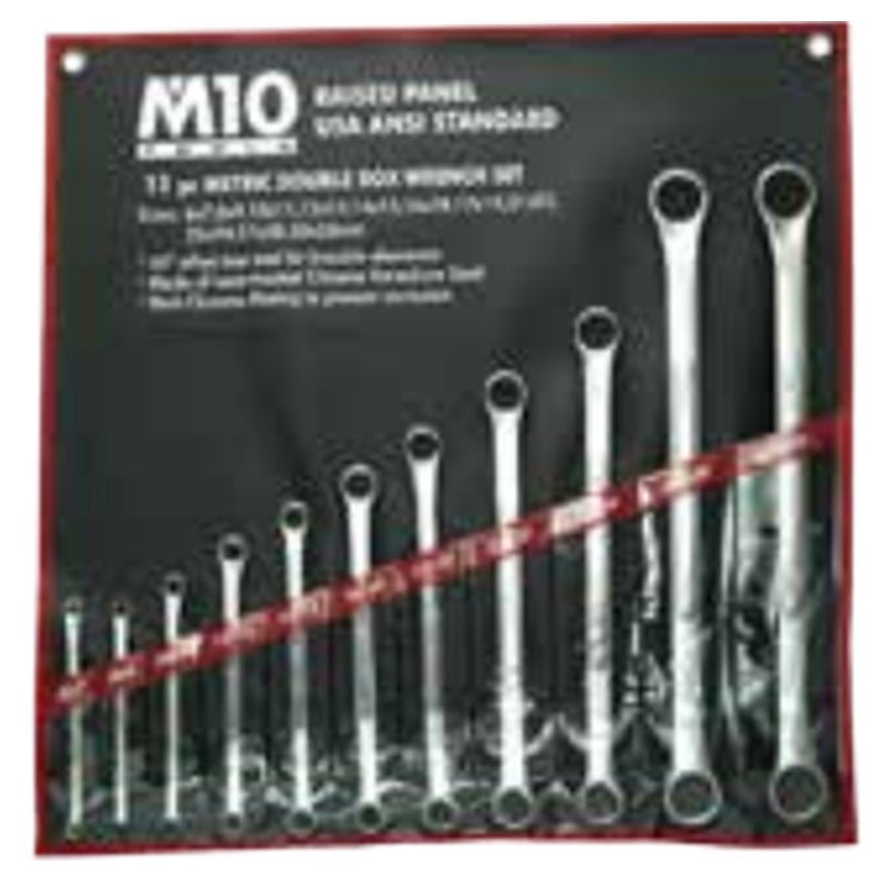 M10 Double Box End Wrench Set Db11 | Model : M10-005-224-11 Double Box End Wrench Set M10 