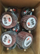 M10 Flap Wheel | Diameter : 25mm (1") - 63mm(2.5") | Grit No. : #60, #80, #120