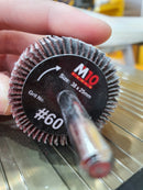 M10 Flap Wheel | Diameter : 25mm (1") - 63mm(2.5") | Grit No. : #60, #80, #120