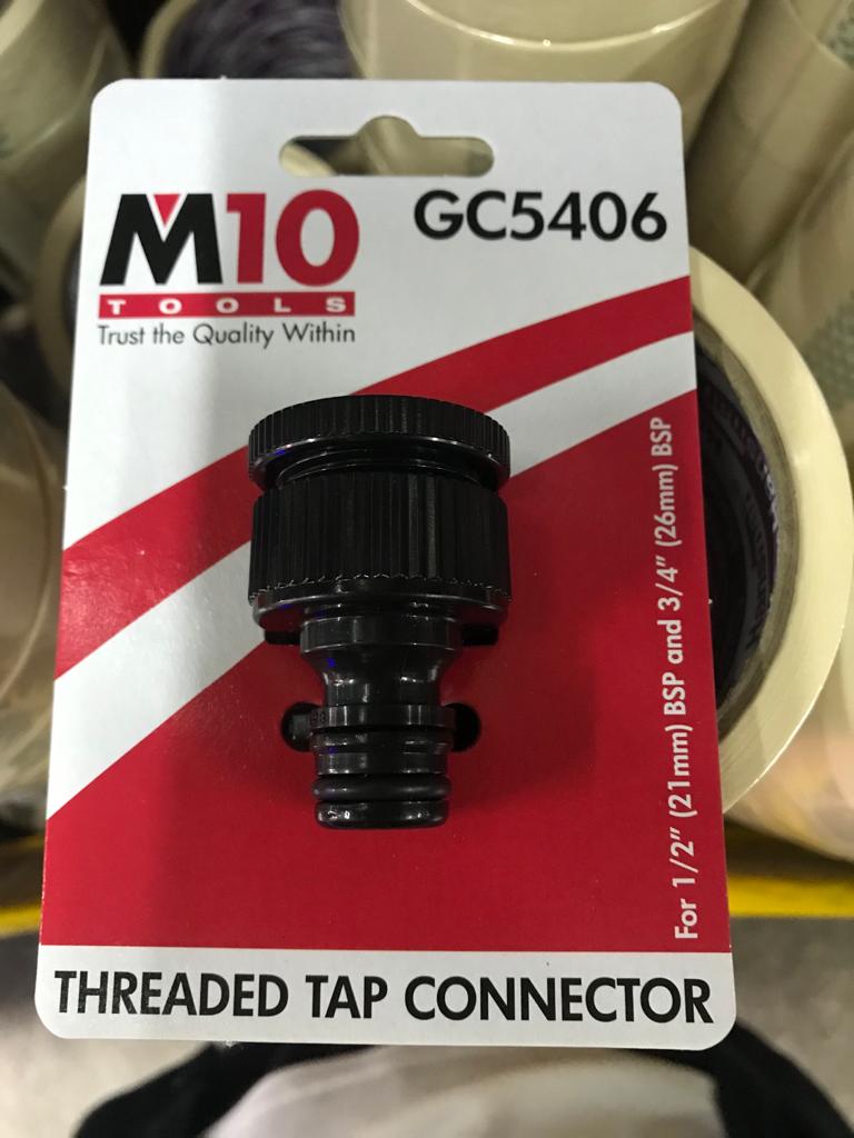 M10 GC5406 Threaded Tap Connector | Model : 018-195-5406 Tap Connector M10 