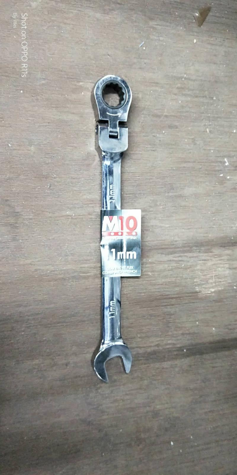 M10 Gear Ratchet Flexible Combination Wrench | Model : 005-057 | Size : 8mm - 26mm Ratchet Flexible Combination Wrench M10 