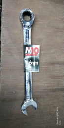 M10 Gear Ratchet Long Combination Wrench | Model : 005-053 | Size : 6mm - 32mm Ratchet Combination Wrench M10 