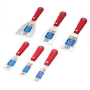 M10 Stainless Steel Wall Scraper (Red) 1-1/2"- 8" Scraper M10 