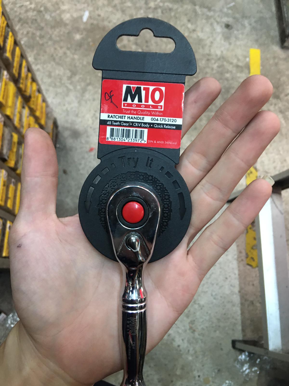 M10 Stubby Ratchet Handle with Quick Release | Model : 004 - 170