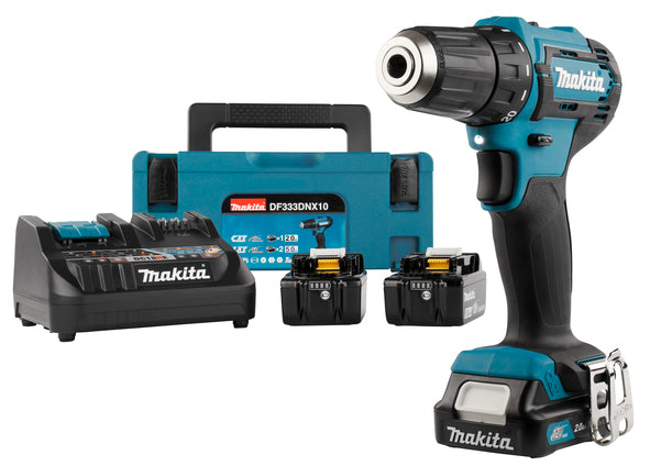Makita 12V Max Cordless Driver Drill + 18V 5.0AH Batteries Combo Kit | Model : M-DF333DNX10 Cordless Driver Drill MAKITA 