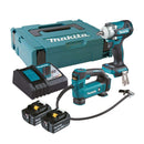Makita 18V Cordless Combo Kit (Dmp180+Dtw300) | Model : M-DLX2424JX1 Cordless Combo Kit MAKITA 