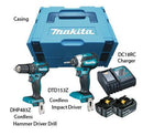 MAKITA 18V CORDLESS COMBO KIT | Model : DLX 2198 J(DHP 483 + DTD 153) - Aikchinhin