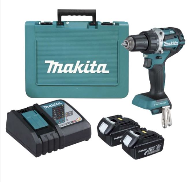 MAKITA 18V DDF484RFE Mobile Brushless Heavy Duty Driver Drill Kit | Model : M-DDF484RFE Driver Drill MAKITA 