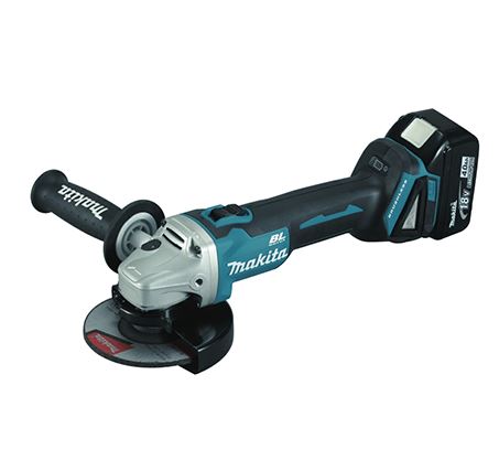 MAKITA 5" (4.0AH) Cordless ANGLE GRINDER | Model : DGA 506 RME, supplied with 2x 4.0Ah batteries (BL1840) & charger (DC18RC) with carry case - Aikchinhin