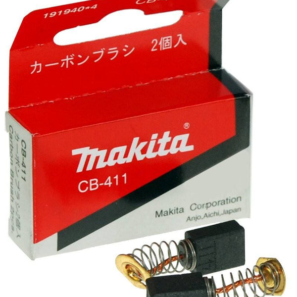 Jeu De 2 Charbons Moteur MAKITA CB-411 – Réf 191940-4 – Accessoires D’origine