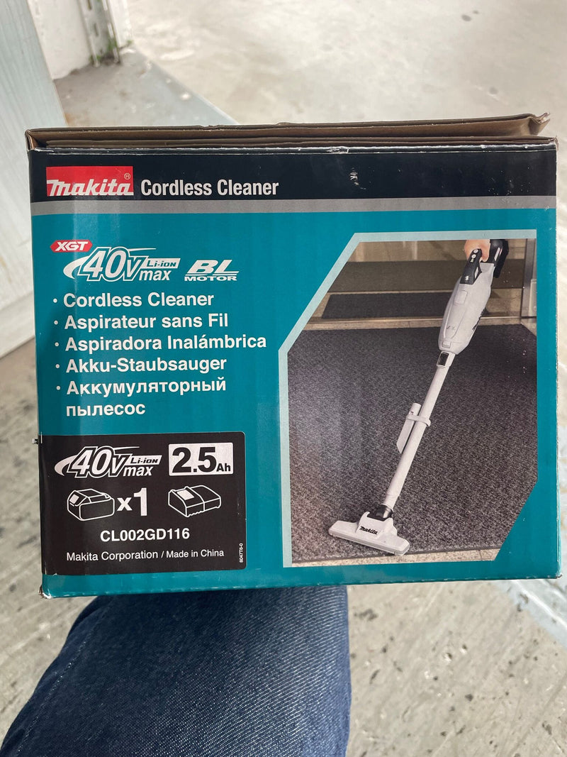 MAKITA CL002G 125W Cordless Cleaner With Fast Charger (DC40RC), 2.5Ah