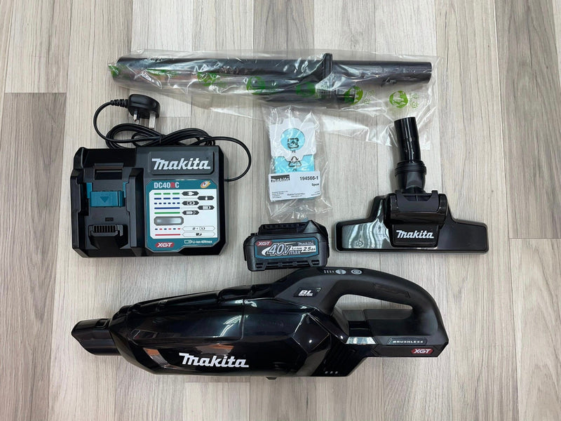 MAKITA CL002G 125W Cordless Cleaner With Fast Charger (DC40RC), 2.5Ah Battery (BL4025) | Model: M-CL002GD11 Cordless Cleaner MAKITA 