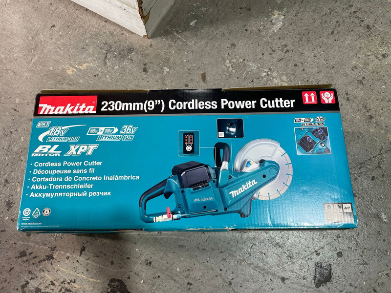 MAKITA DC 230MM POWER CUTTER DCE090ZX2 (18VX2,BARE UNIT,BL) | Model: M-DCE090ZX2 Aikchinhin 