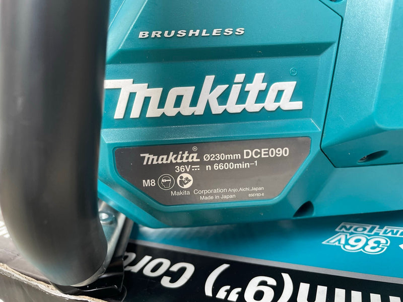 MAKITA DC 230MM POWER CUTTER DCE090ZX2 (18VX2,BARE UNIT,BL) | Model: M-DCE090ZX2 Aikchinhin 